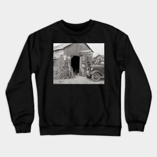 Blacksmith Shop, 1939. Vintage Photo Crewneck Sweatshirt